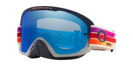 OAKLEY O-Frame MX TLD Sunrise Motocross-Brille mit schwarzem Rahmen und Ice Iridium-Linse, robustes Design für den Offroad-Einsatz