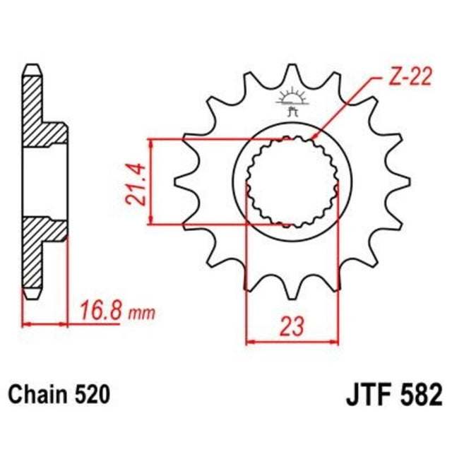 JTSPR FR SPROC 520 STEEL NFR 582