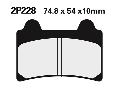 NISSI BRAKE PADS 2P-228NS SINTER METAL