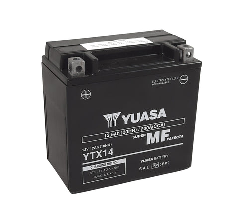 YUASA BATTERY YTX14 FA