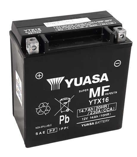 YUASA BATTERY YTX16 FA