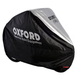 Oxford Aquatex Motorradabdeckung aus wasserdichtem Material, schützt Motorräder vor Witterungseinflüssen, in grüner Farbe.