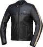 Schwarze iXS Classic LD Jacke mit Streifenmuster, elegante klassische Jacke, bequemer Schnitt, modisches Design.