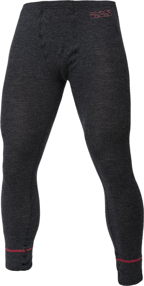 iXS Merino Funktionsunterwäsche Hose für Damen, atmungsaktiv und bequem, ideal für sportliche Aktivitäten, in schwarzer Farbe