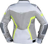 iXS Sport Damen Jacke Trigonis-Air hellgrau-grau-neon gelb