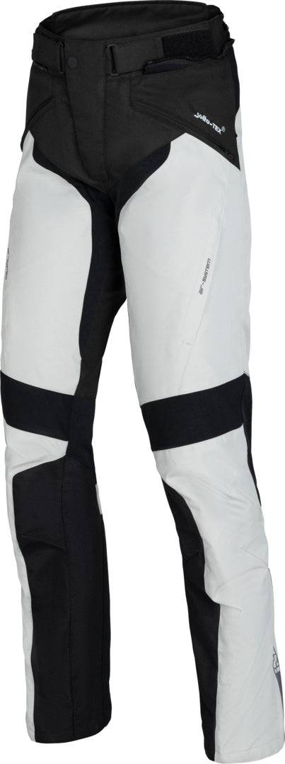 Hellegraue und schwarze iXS Tour Hose Tromsö-ST 2.0 für Abenteuer, aus strapazierfähigem Material, mit robustem Design