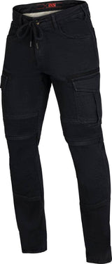 Schwarze iXS Classic AR Cargo Hose mit geradem Schnitt und praktischen Taschen, bequem und strapazierfähig für Outdoor-Aktivitäten.