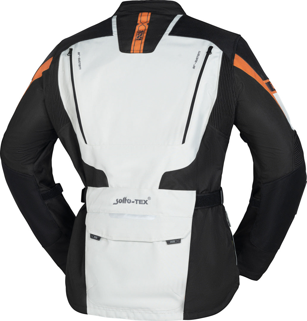 iXS Tour Jacke Lennik-ST schwarz-hell grau-braun