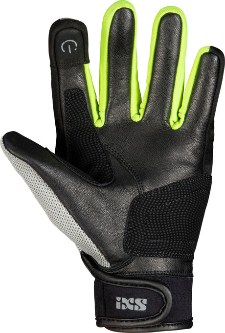 iXS Classic Damen Handschuh Evo-Air schwarz-hell grau-neon gelb