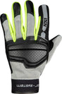 iXS Classic Damen Handschuh Evo-Air in Schwarz, Hellgrau-Neon-Gelb mit atmungsaktivem Design