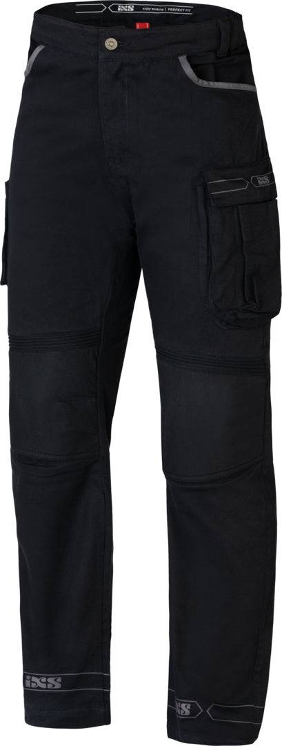 Schwarze iXS-Team 2.0 Freizeithose aus bequemer Baumwolle, ideal für entspannte Tage und Freizeitaktivitäten.