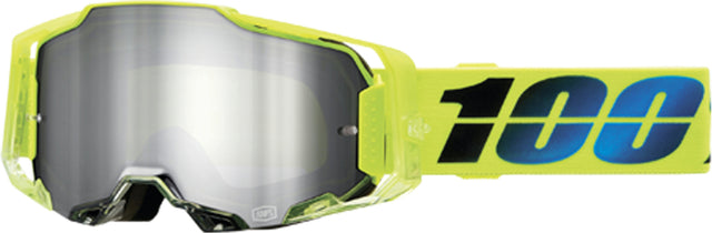 100% Armega Motocrossbrille Koropi - Mirror Silver
