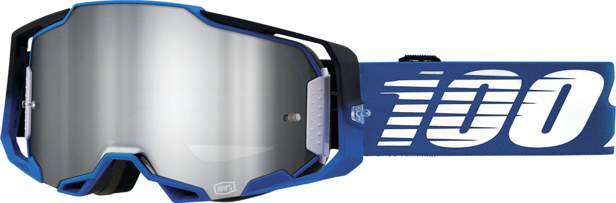 100% Armega Motocrossbrille Rockchuck - Mirror Silver
