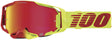 100% Armega HIPER Motocrossbrille Solaris - Mirror Red