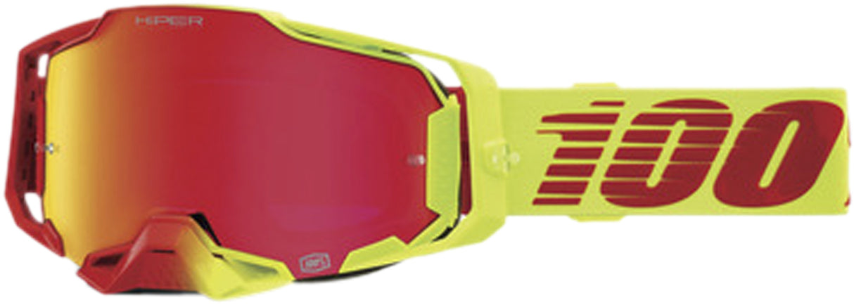 100% Armega HIPER Motocrossbrille Solaris - Mirror Red