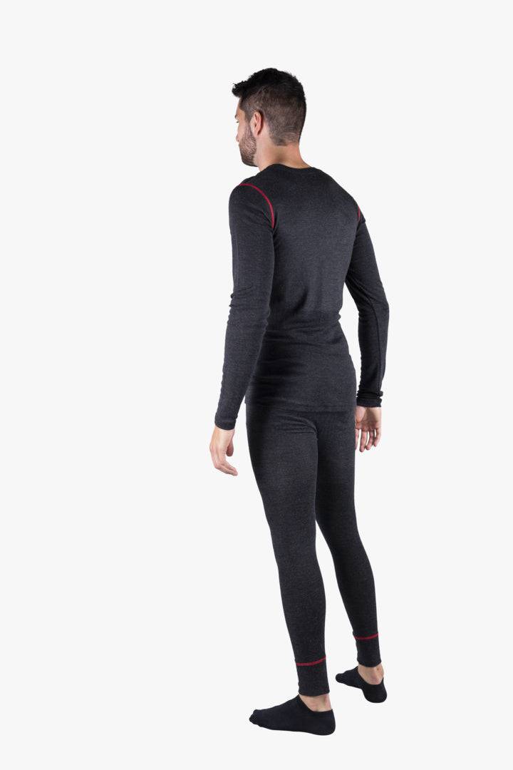 Dunkelgraue iXS Funktionsbekleidung Unterwäschehose aus Merinowolle, bequem und atmungsaktiv für Outdoor-Aktivitäten.