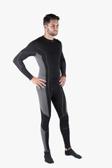 iXS 365 Funktionsbekleidung, eng anliegender Unterwäsche-Einteiler aus atmungsaktivem Material, für aktive Sportarten, schwarz