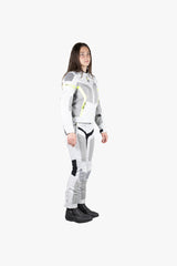 iXS Sport Damen Jacke Trigonis-Air hellgrau-grau-neon gelb