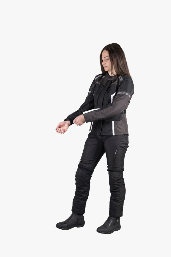 iXS Tour Damen Jacke Evans-ST 2.0 schwarz-grau-weiss