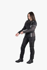 iXS Tour Damen Jacke Evans-ST 2.0 schwarz-grau-weiss