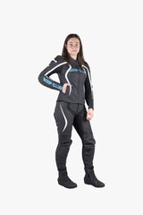 iXS Sport LD Damen Jacke RS-600 1.0 schwarz-türkis