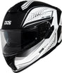 iXS Integralhelm iXS422 FG 2.2 matt weiß-grau mit Belüftungsöffnungen und Komfortpolster, Schutz für Radfahrer.