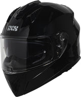 Schwarzer iXS Integralhelm iXS217 1.0 mit robustem Design und Belüftung für sicheren Schutz beim Motorradfahren