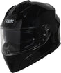 Schwarzer iXS Integralhelm iXS217 1.0 mit robustem Design und Belüftung für sicheren Schutz beim Motorradfahren