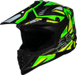 iXS Motocrosshelm iXS363 2.0 matt schwarz-gelb fluo-grün fluo