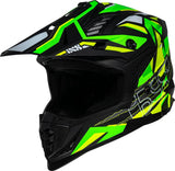 iXS Motocrosshelm iXS363 2.0 matt schwarz-gelb fluo-grün fluo