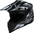 iXS Motocrosshelm iXS363 2.0 in mattschwarz, anthrazit und Weiß mit visier und Belüftungsöffnungen, für sicheren Schutz beim Motocross
