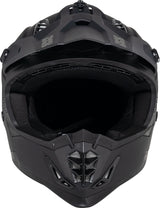 iXS Motocrosshelm iXS363 1.0 in mattschwarz, mit Belüftung und Visier, für sicheren Schutz beim Motocross.