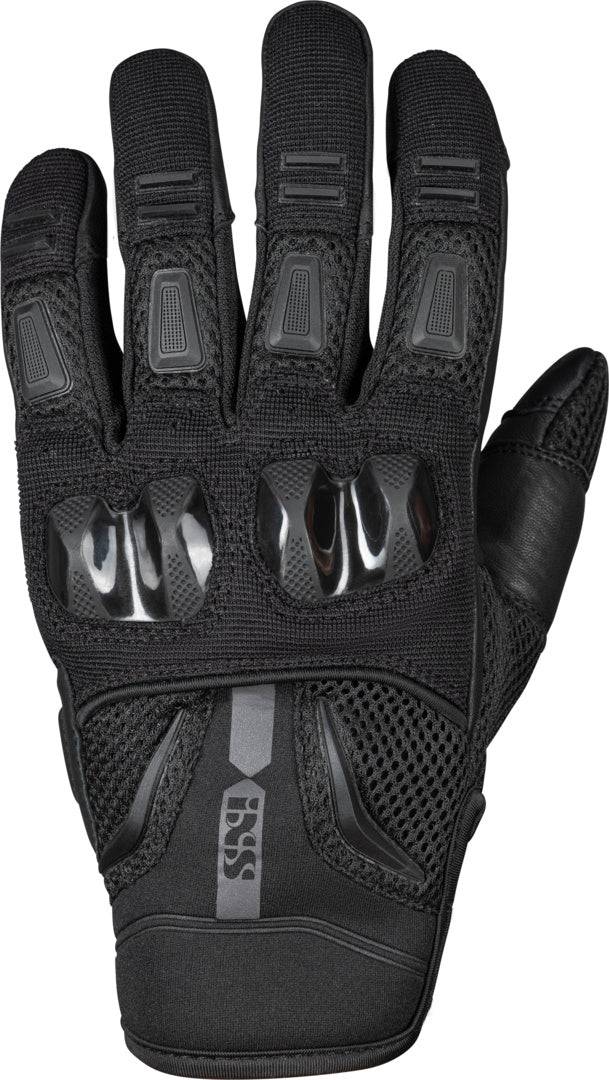 Schwarze iXS Tour Handschuh Matador-Air 2.0 mit atmungsaktivem Design und robustem Material, für Radfahren und Outdoor-Aktivitäten