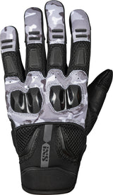 iXS Tour Handschuh Matador-Air 2.0 in schwarz-grau Camo, atmungsaktive Motorradhandschuhe mit robuste Polsterung