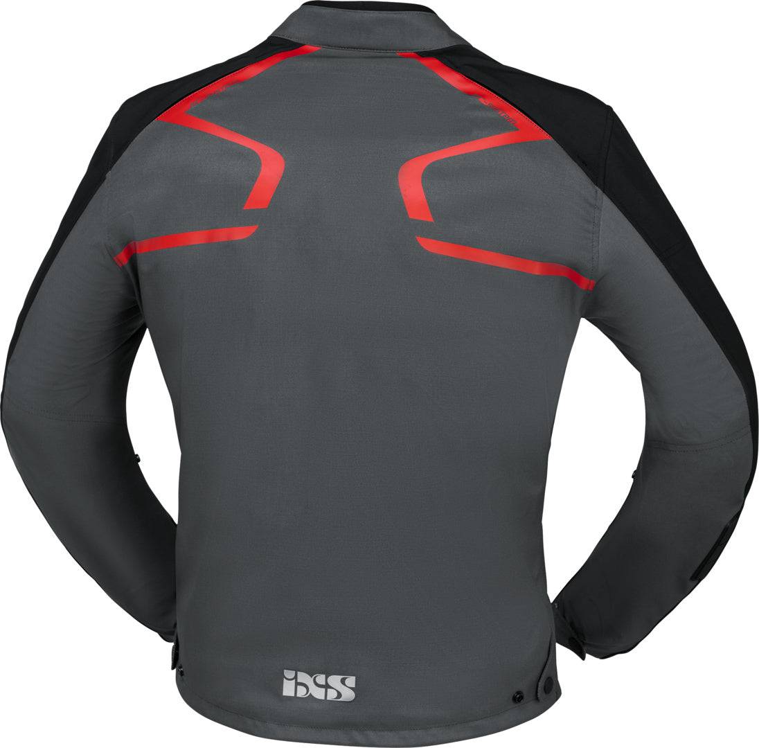 iXS Sport SO Jacke Moto Dynamic grau-schwarz-rot