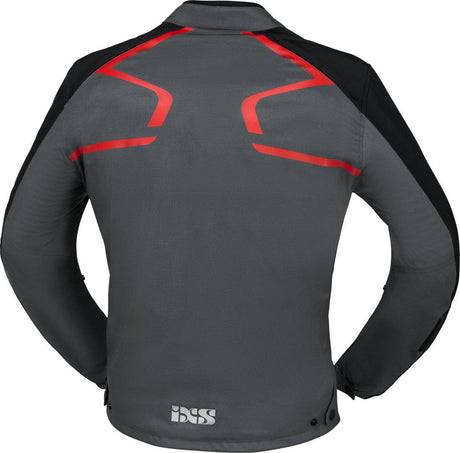iXS Sport SO Jacke Moto Dynamic grau-schwarz-rot