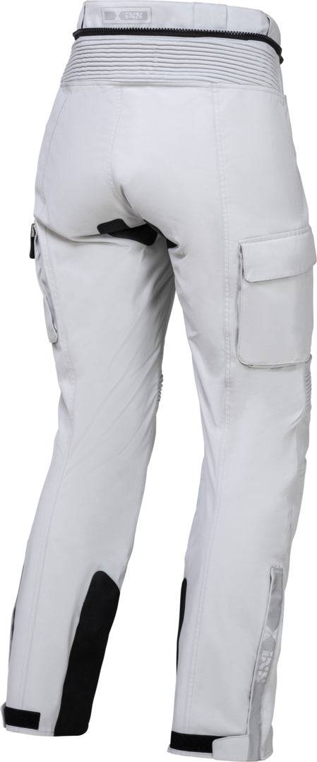Hellgrau-schwarze Adventure-Hose von iXS Tour Montevideo-Air 3.0, strapazierfähig mit verstellbaren Elementen, für outdoor Aktivitäten