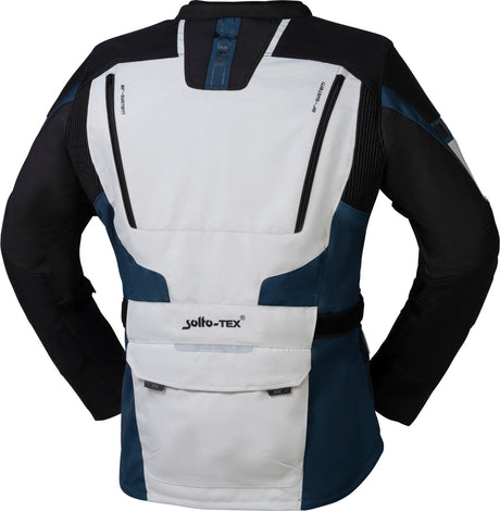 iXS Tour Jacke Lennik-ST hellgrau-blau-schwarz