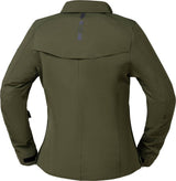 iXS Urban Damen Jacke Destination ST-Plus in Oliv, touring Jacke mit wasserdichtem Material und praktischen Taschen.