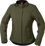 Damen Tourenjacke iXS Urban Destination ST-Plus in Olivgrün mit Reißverschlusstaschen und reflektierenden Details