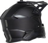 iXS Motocrosshelm iXS363 1.0 in mattschwarz, leichter und sicherer Helm für Offroad-Motocrossfahrer, Sichtfeld und Belüftung sichtbar