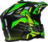 iXS Motocrosshelm iXS363 2.0 matt schwarz-gelb fluo-grün fluo