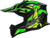 iXS Motocrosshelm iXS363 2.0 matt schwarz-gelb fluo-grün fluo