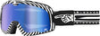 100% Motocrossbrille Barstow Death Spray - Mirror Blue Lens