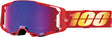 100% Armega Motocrossbrille Nuketown - Mirror Red/Blue Lens