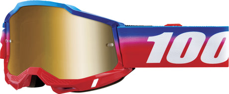 100% Motocrossbrille Accuri 2 Unity - Mirror True Gold Lens