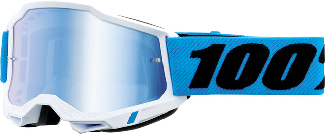 100% Motocrossbrille Accuri 2 Novel - Mirror Lens Blue