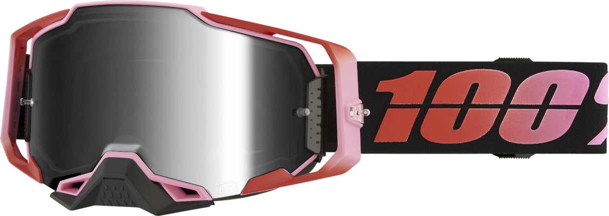 100% Armega Motocrossbrille Guerlin - Mirror Silver Lens