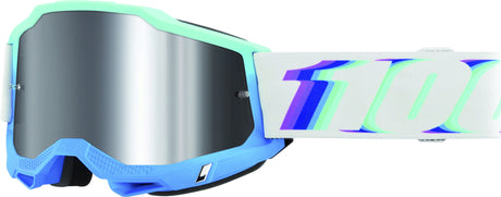 100% Motocrossbrille Accuri 2 Stamino - Mirror Silver Flash Lens