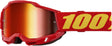 100% Motocrossbrille Accuri 2 Red - Mirror Red Lens